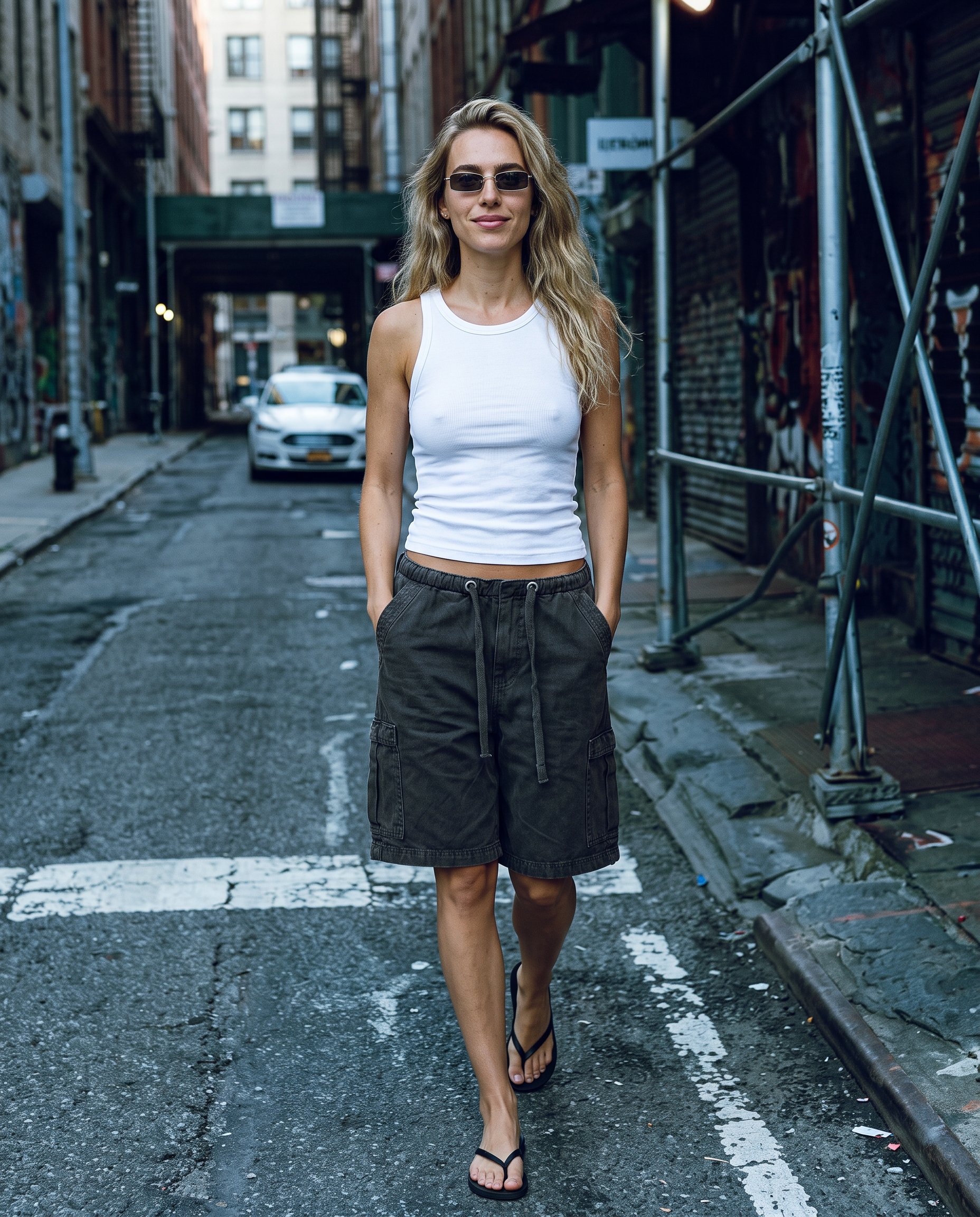Ridge Drawstring Cargo Shorts