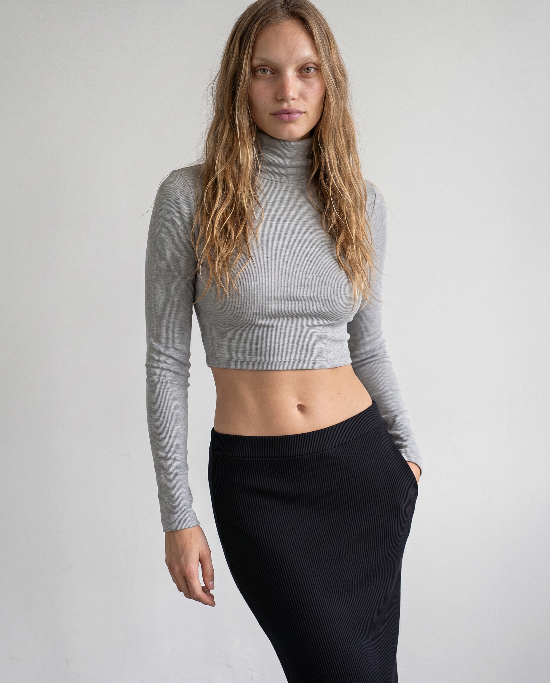Odessa Turtleneck Crop Top