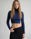 Odessa Turtleneck Crop Top