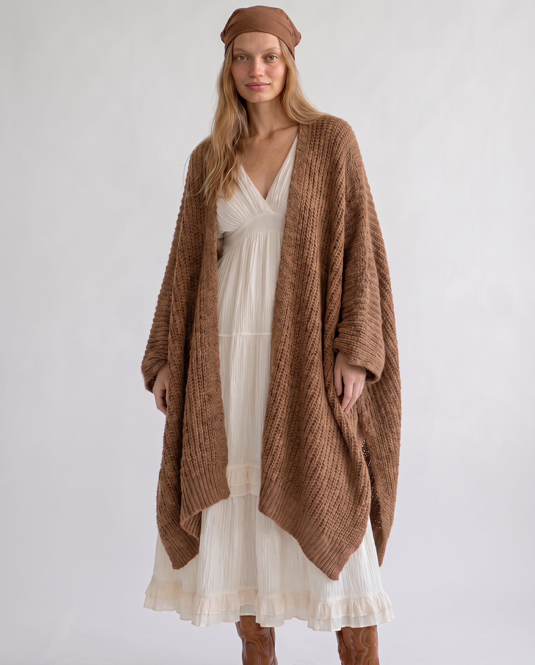 Delilah Ruffled Empire Maxi Dress
