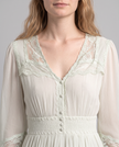 Willamae Lace Empire Maxi Dress