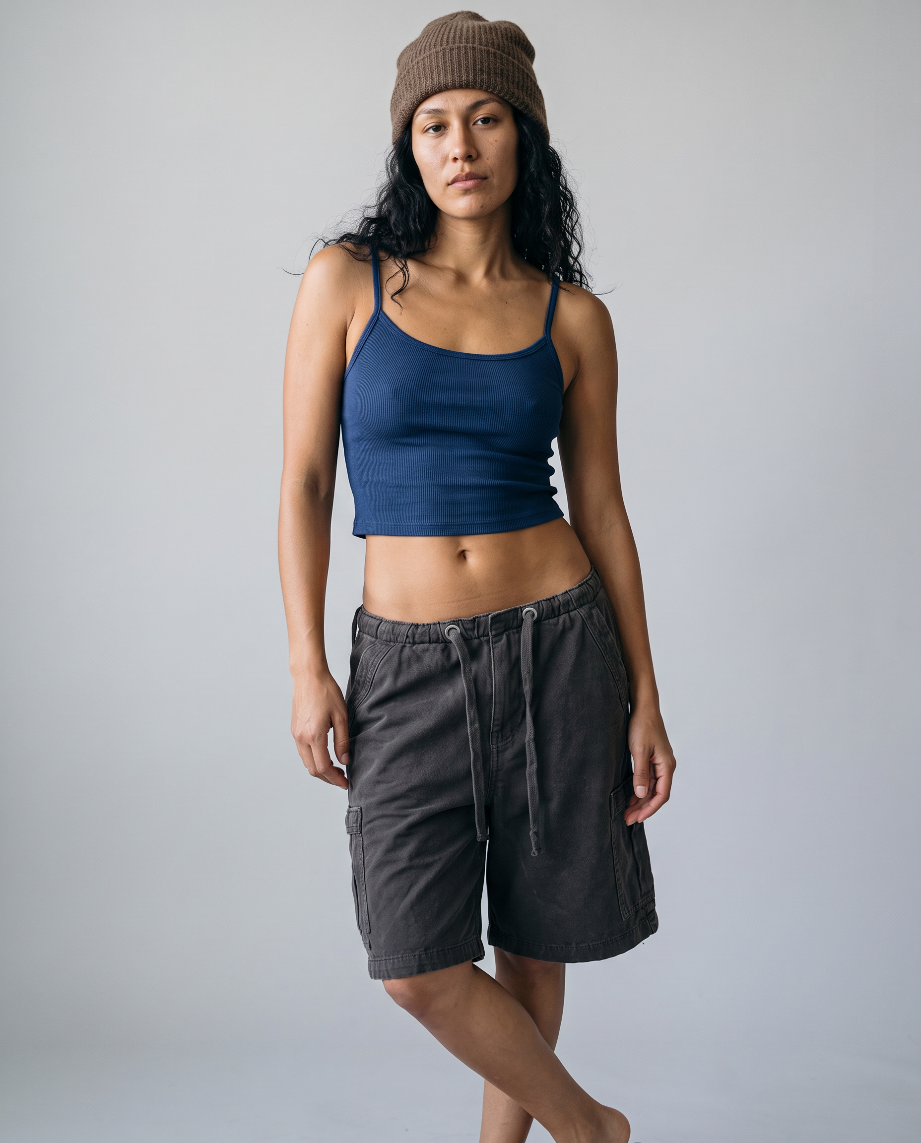 Ridge Drawstring Cargo Shorts