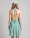 Adelia Halter Babydoll Dress
