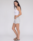 Reigna Distressed Denim Shorts