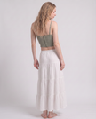 Bridget Tiered Cotton Maxi Skirt