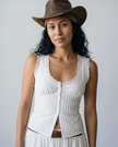 Delphine Eyelet Corset Top