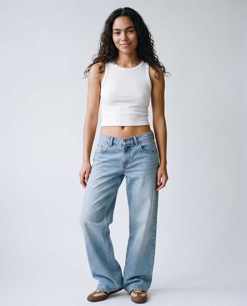 Estelle Star-Patch Denim Jeans
