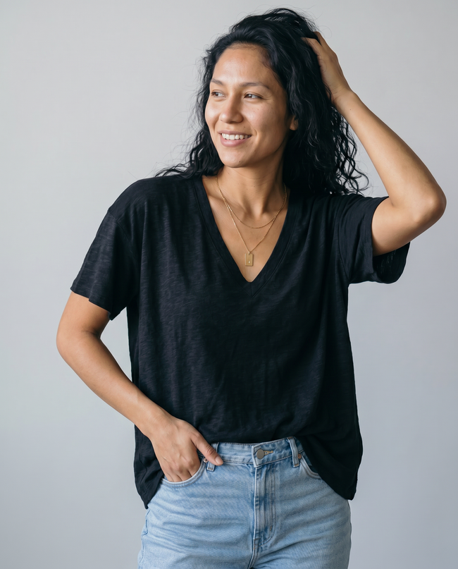 Margaux V-Neck Tee