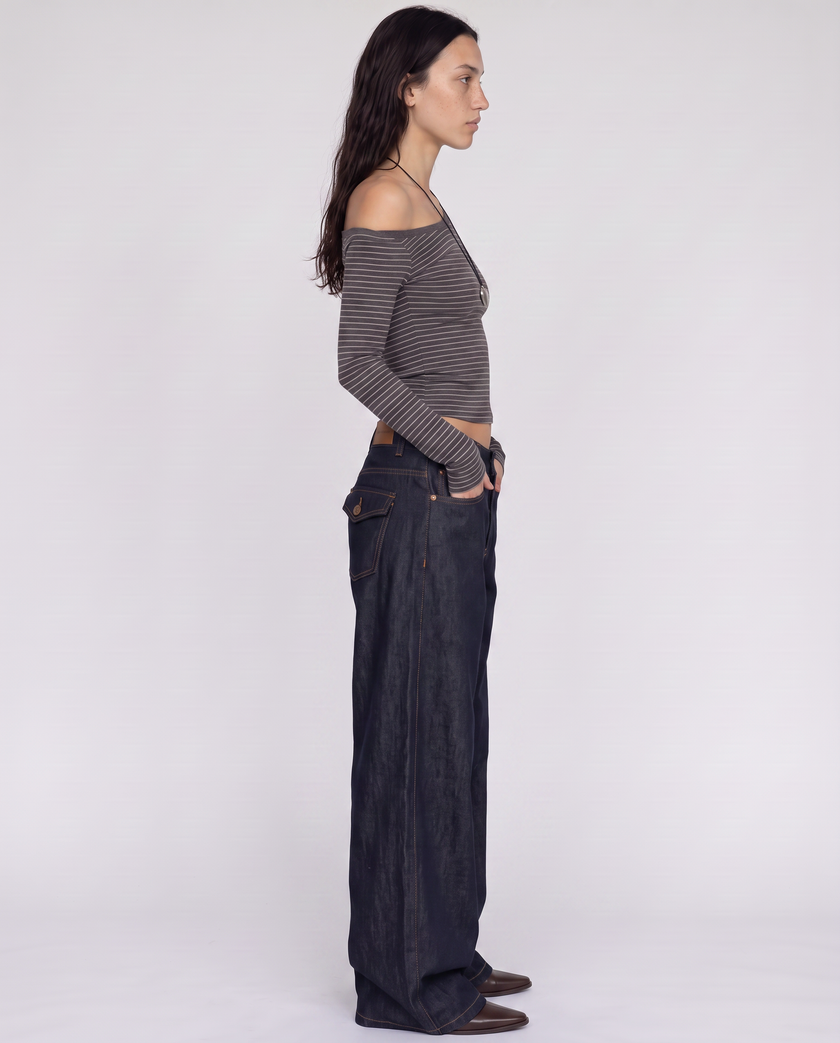 Emerson Wide-Leg Jeans