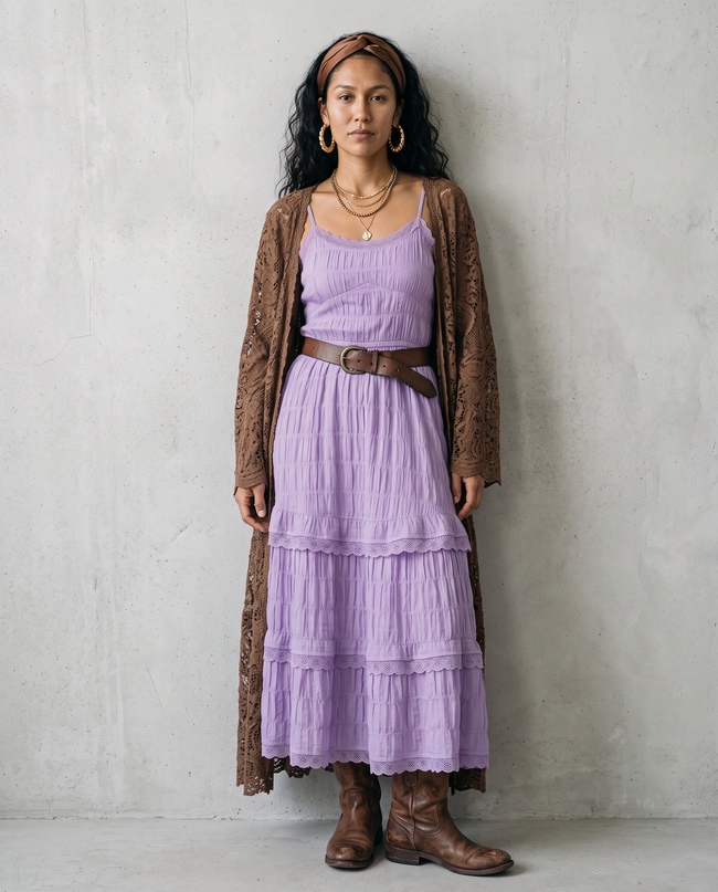 Cornelia Tiered Midi Dress