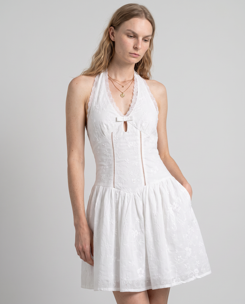 Adalina Halter Mini Dress
