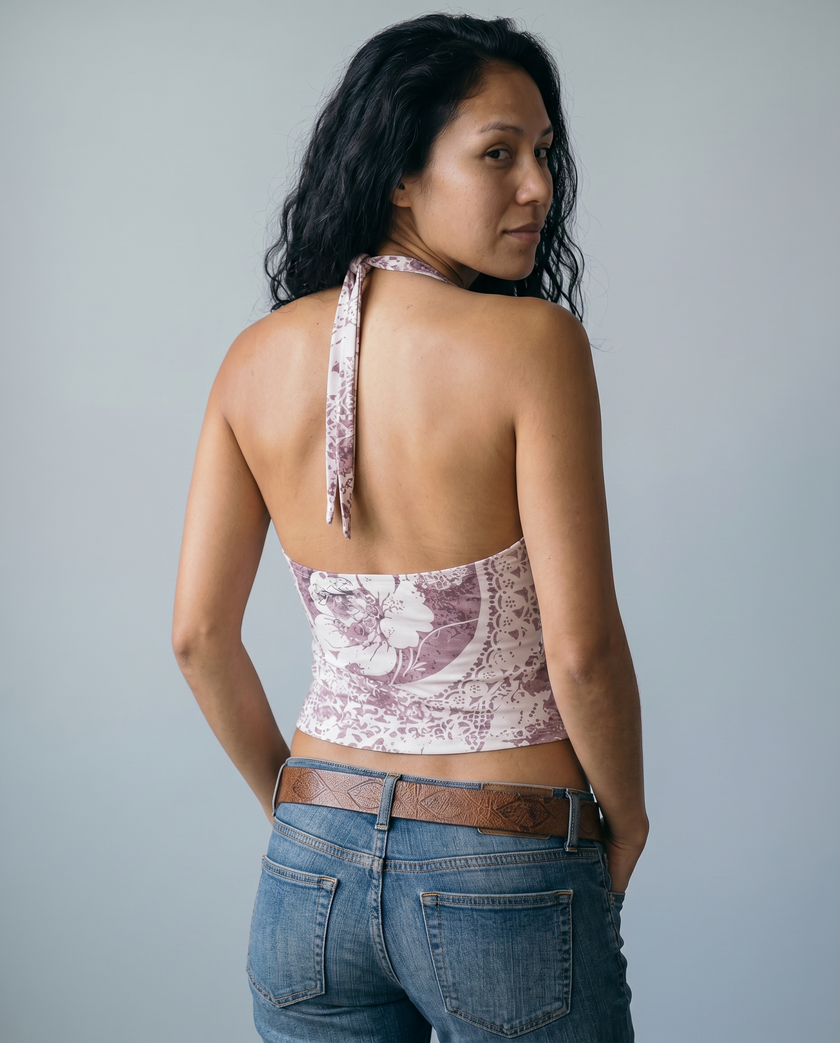 Rosalie Floral Halter Top