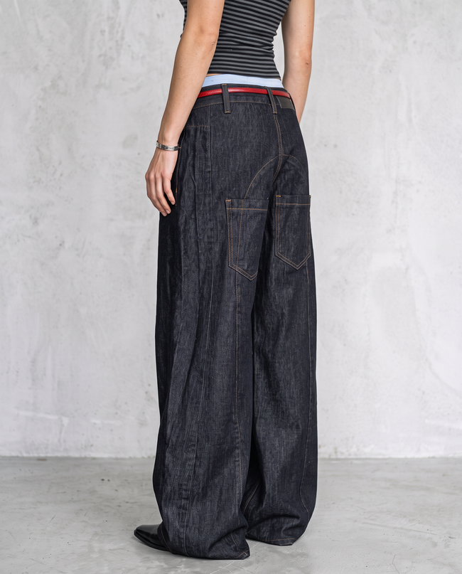 Kingston Low-Rise Wide-Leg Jeans