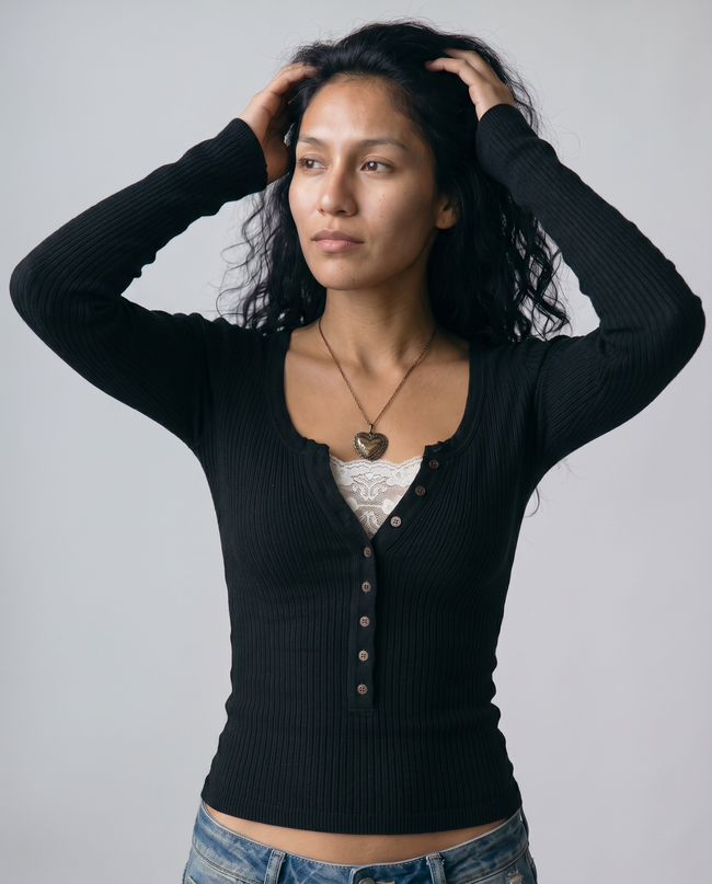 Josephine Layered Henley