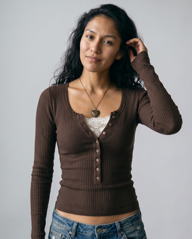 Josephine Layered Henley
