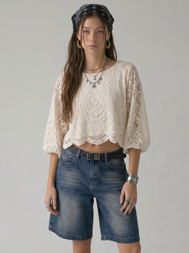 Isolde Denim Shorts