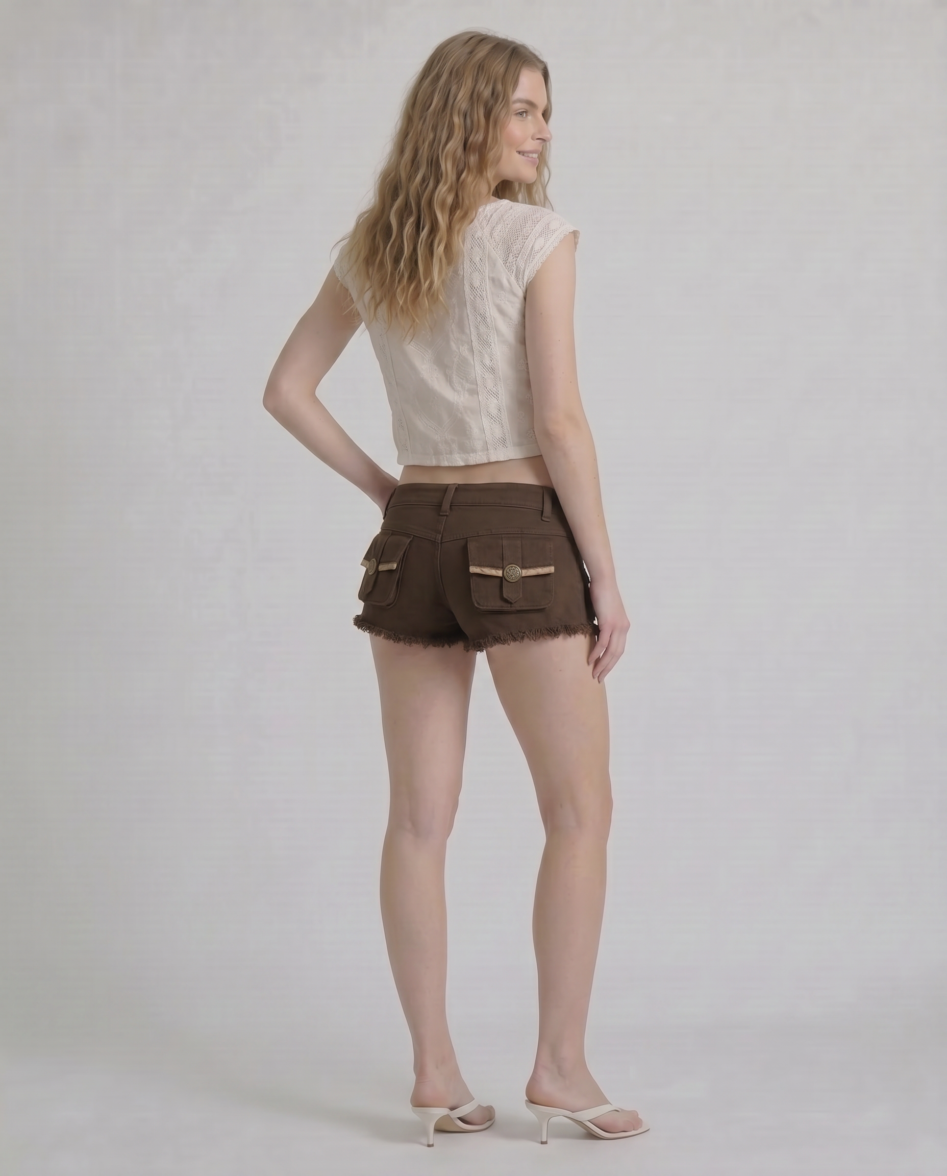Roxie Cargo Micro Shorts