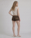 Roxie Cargo Micro Shorts