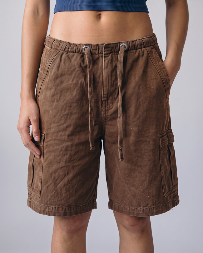 Ridge Drawstring Cargo Shorts