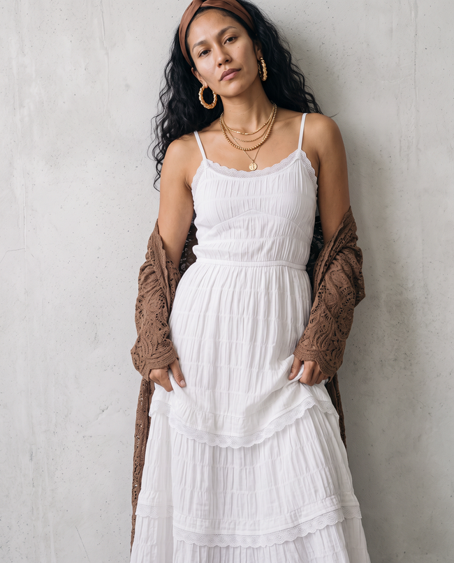 Cornelia Tiered Midi Dress