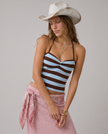 Bijou Striped Halter Top