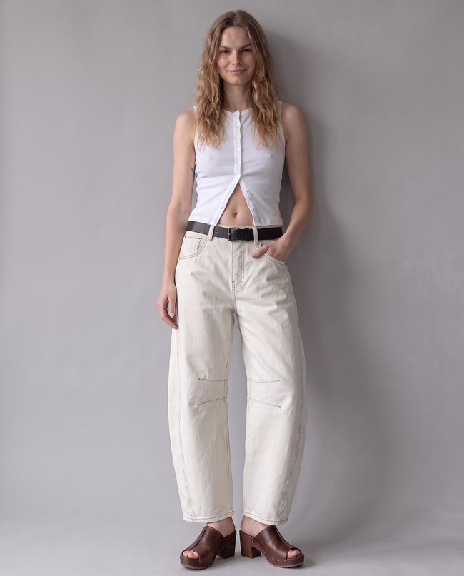 Celestine Denim Barrel Jeans