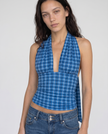 Solange Draped Halter Top