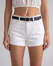 Coralie Cuffed Denim Shorts