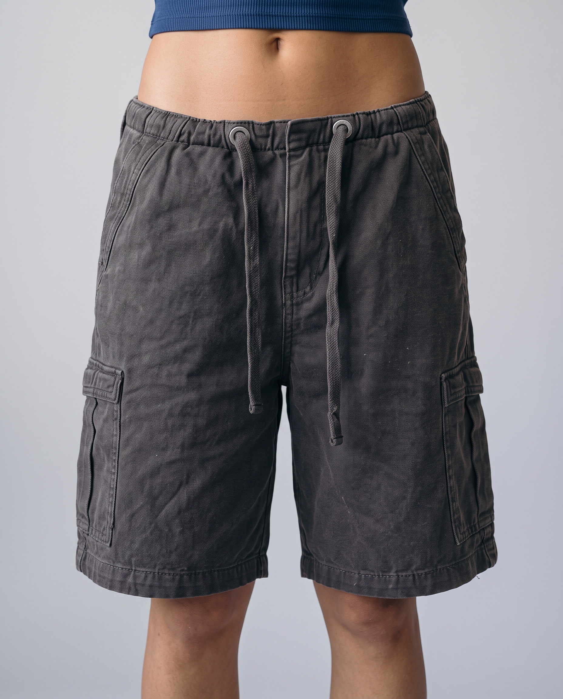 Ridge Drawstring Cargo Shorts