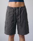 Ridge Drawstring Cargo Shorts