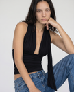 Solange Draped Halter Top
