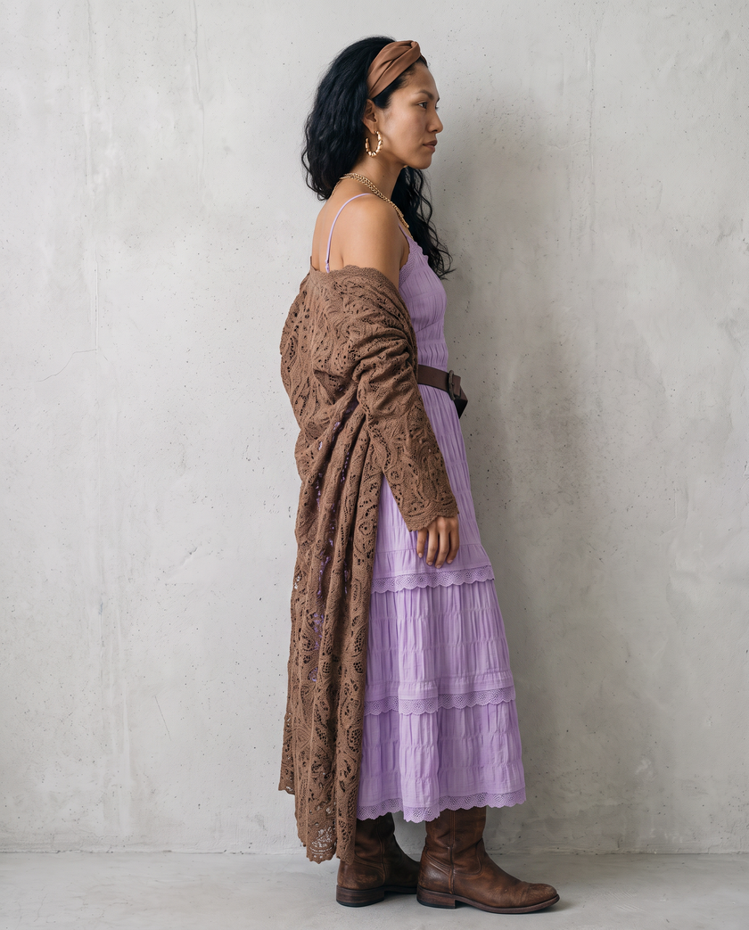 Cornelia Tiered Midi Dress