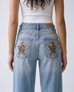 Estelle Star-Patch Denim Jeans