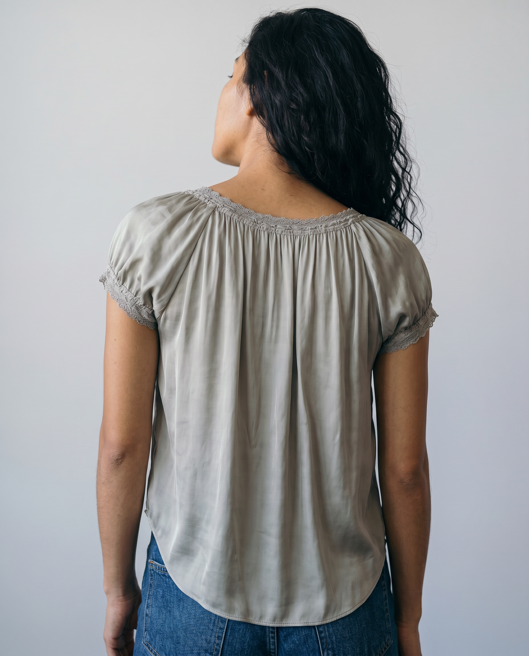 Isolde Lace Trim Blouse