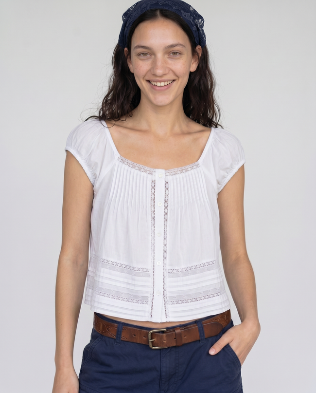 Georgina Pintuck Blouse