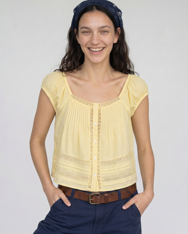 Georgina Pintuck Blouse