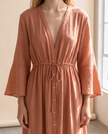 Henrietta Bell-Sleeve Maxi Dress