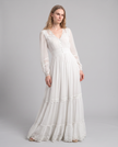 Willamae Lace Empire Maxi Dress