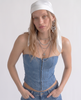 Dallas Denim Corset Top