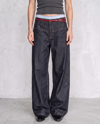 Kingston Low-Rise Wide-Leg Jeans