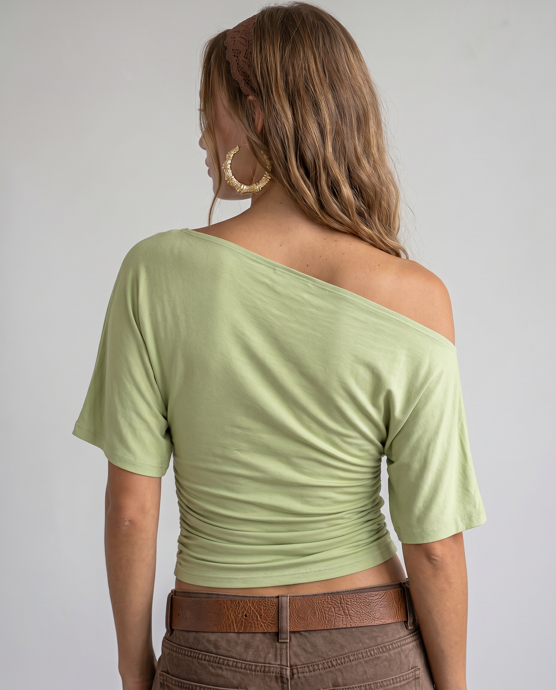 Camille Off-Shoulder Draped Top