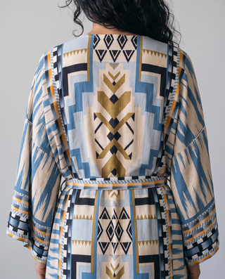 Dashiell Aztec Print Maxi Cardigan