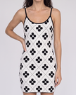 Remi Floral Diamond Knit Mini Dress