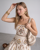 Wren Medallion Floral Tiered Maxi Dress