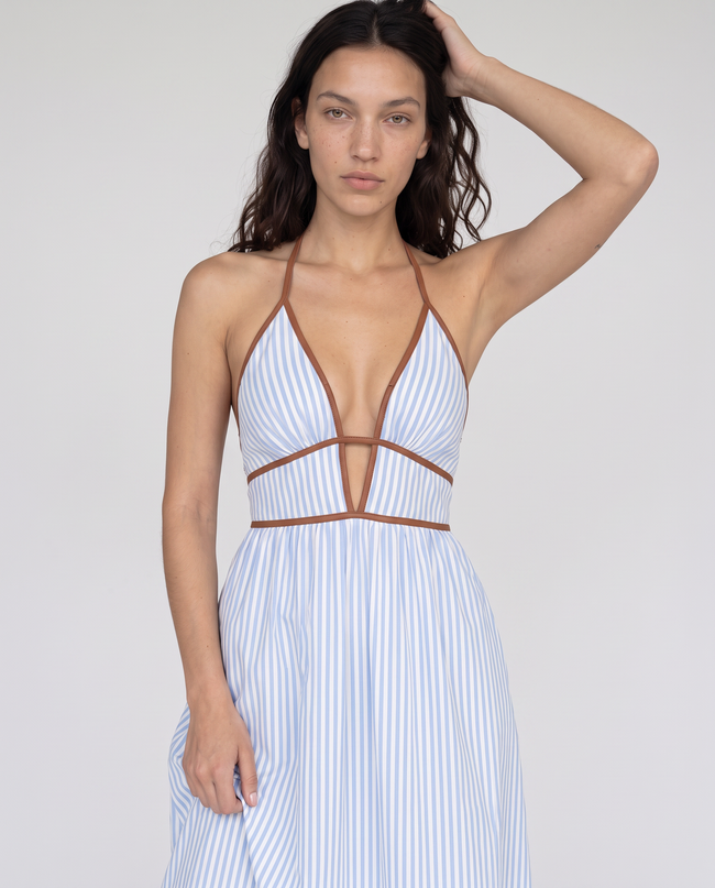 Bernadette Halter Maxi Dress