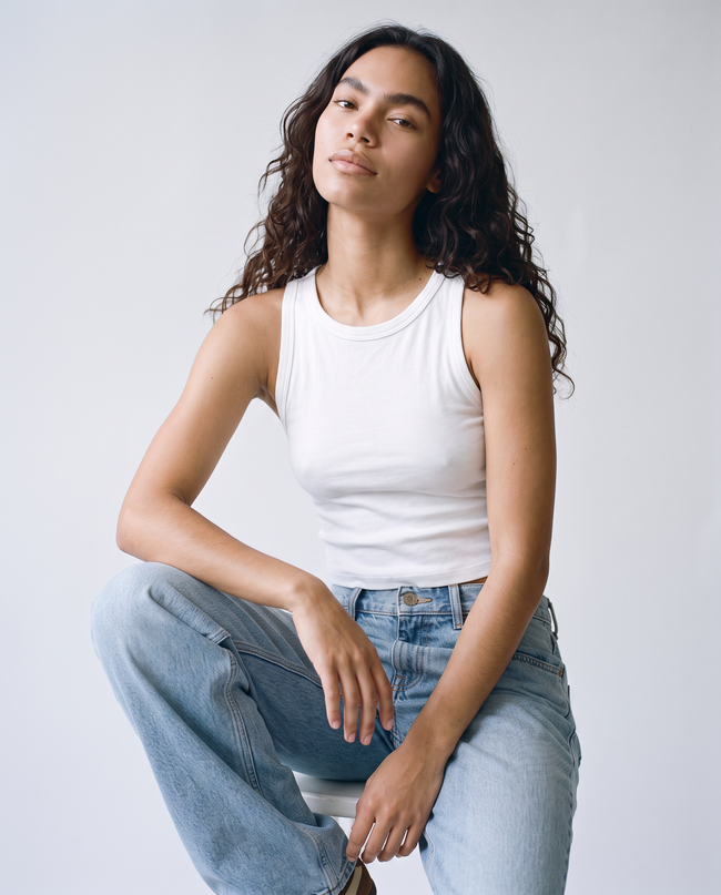 Estelle Star-Patch Denim Jeans