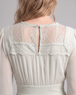 Willamae Lace Empire Maxi Dress