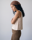 Magnolia Crochet Vest Blouse
