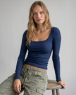 Fabienne Square Neck Top