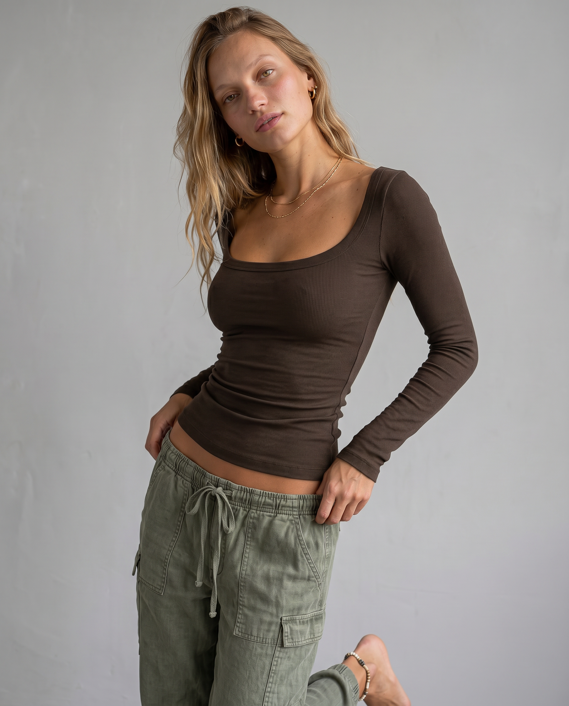 Fabienne Square Neck Top